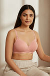 Zivame Maternity Padded Non Wired 3/4th Coverage Nursing Bra - Peach Pearl — thumbnail 5